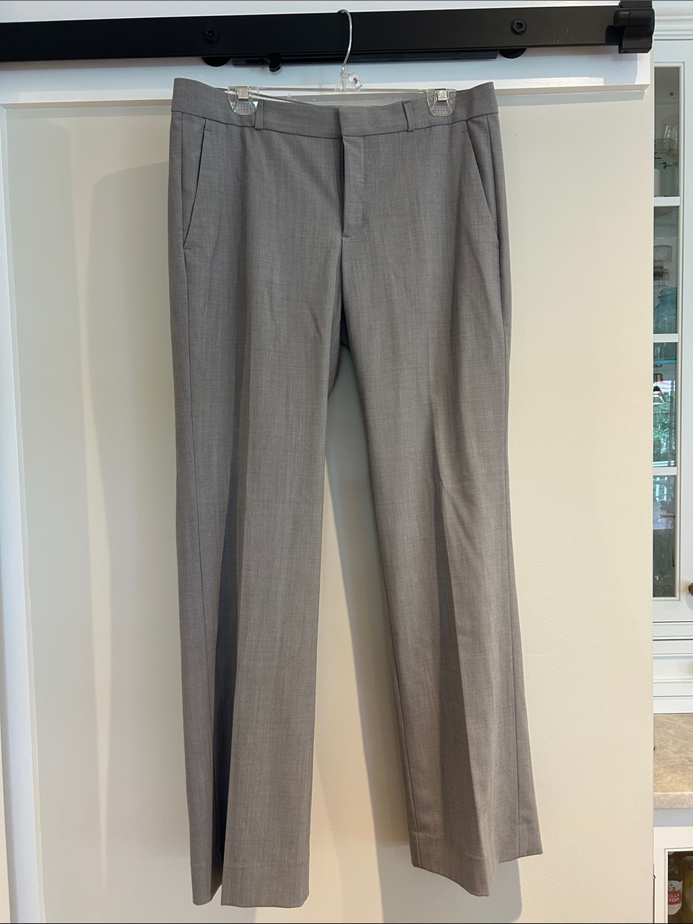 Banana republic gray Logan slacks